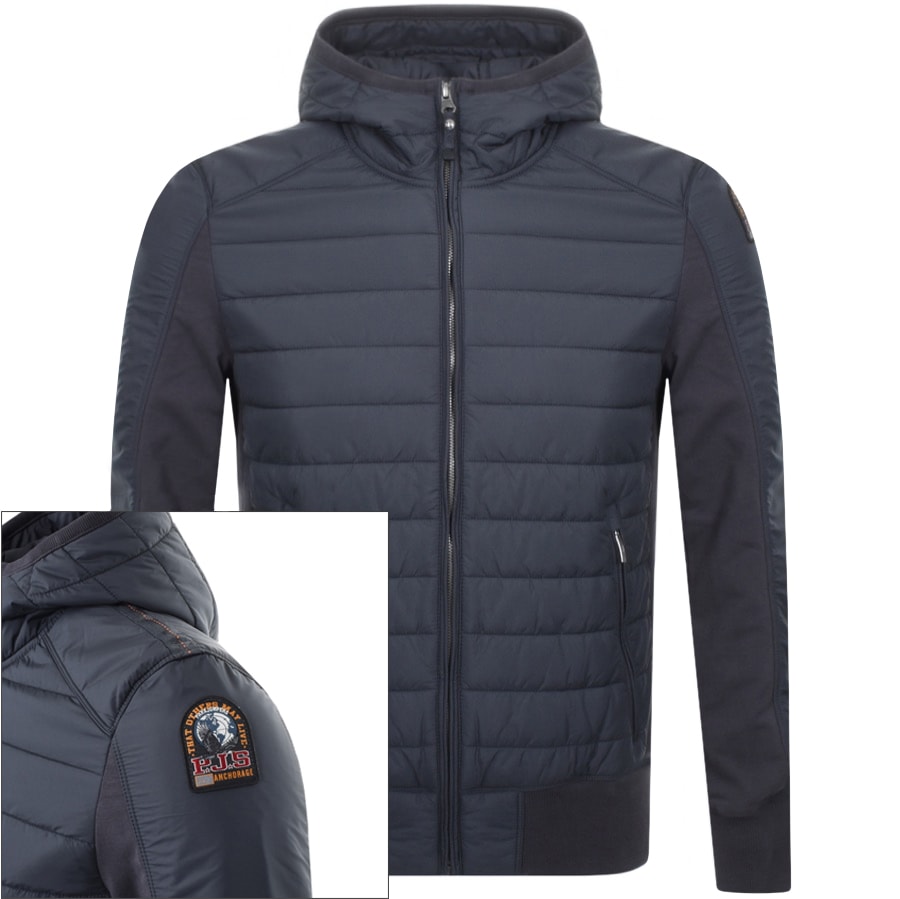 Product Image for Parajumpers Gordon Hybrid Hooded Jacket Grey